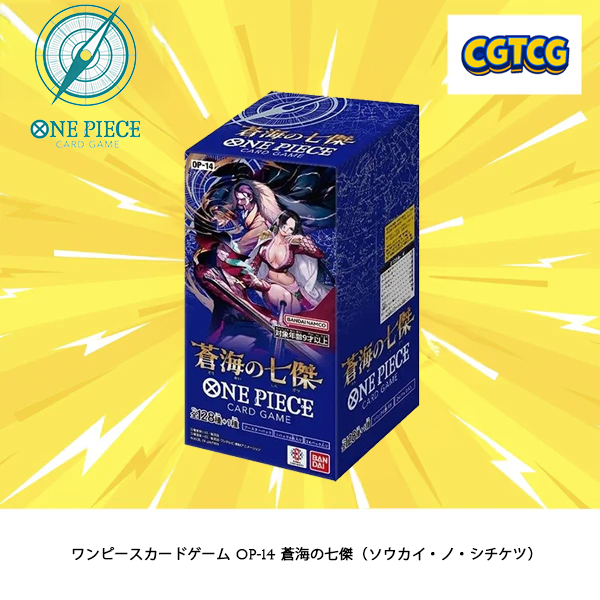 curse of the frozen casket booster box One Piece TCG The Azure Sea's Seven OP-14 Booster Box NEW / Factory Se