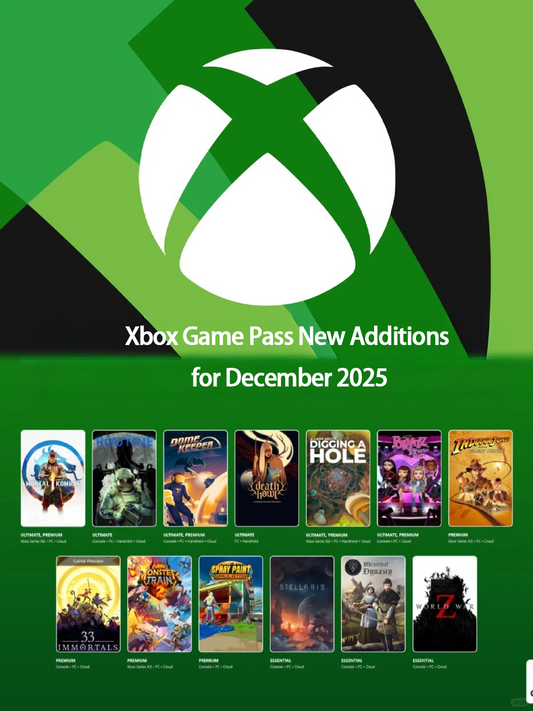 Xbox Game Pass New Additions for December 2025