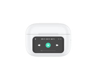 Auriculares inalambricos bluetooth pantalla media，air-pod LED