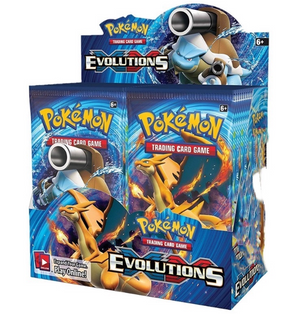 Pokémon Cards XY Evolutions Booster Box | 36 Packs Factory Sealed | Authentic English Pokémon TCG Trading Cards