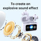 Auriculares inalambricos bluetooth pantalla media，air-pod LED