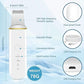 Ultrasonic Facial Cleanser, 4 Modes, Facial Scrub with Spatula, USB Rechargeable, White