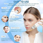 Ultrasonic Facial Cleanser, 4 Modes, Facial Scrub with Spatula, USB Rechargeable, White