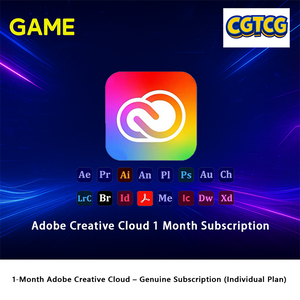 Adobe Creative Cloud 1 Month Genuine Subscription (Individual Plan)