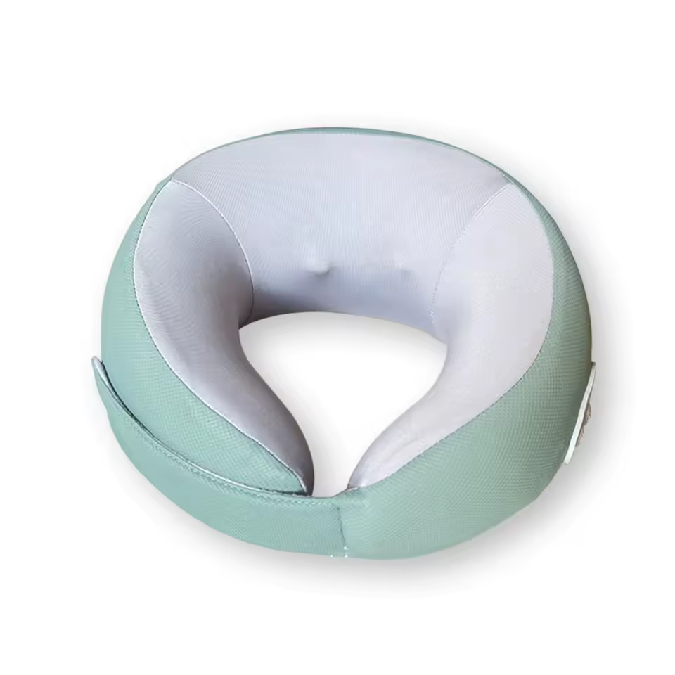 Seaturtlehome Almohada de masaje en forma de U con memoria y calefacción - Cuidado de las vértebras cervicales